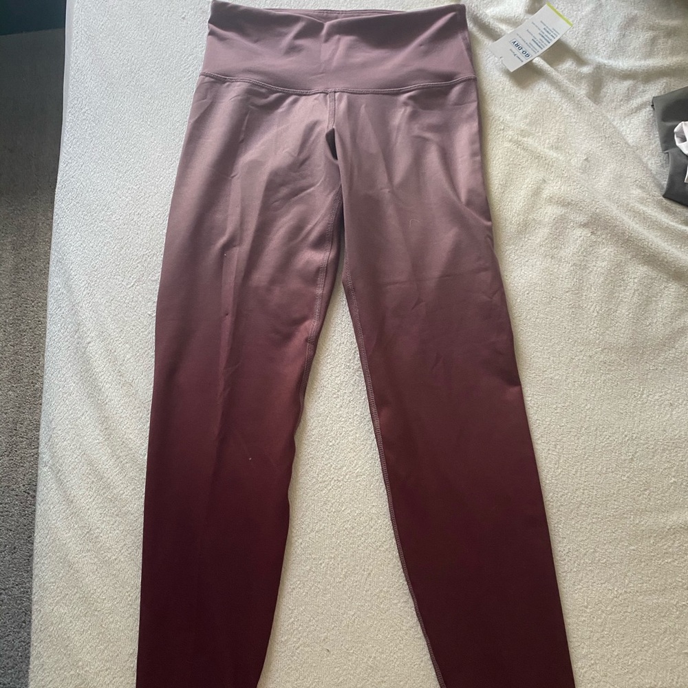maroon leggings